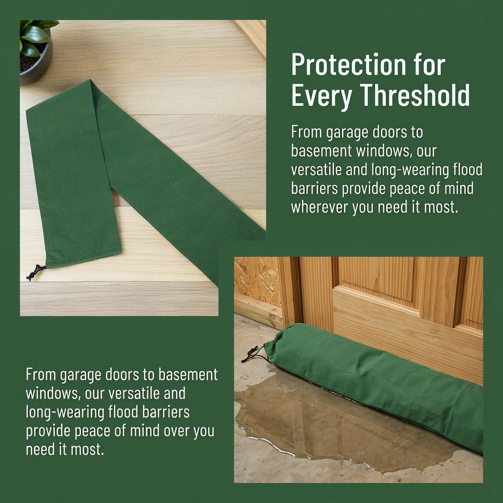 3Pcs Flood Prevention Sandbags - Flood Barrier Bag review and price